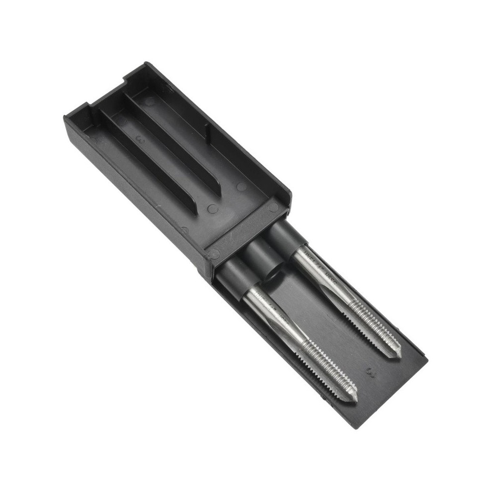 Juego de machos de roscar manuales HSS UNF de 7/16' x 20