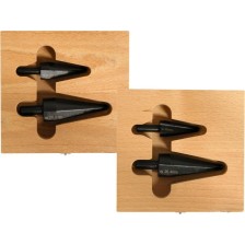 Juego de escariadores para sensores de aparcamiento para la instalación posterior de sensores en parachoques de plástico, juego