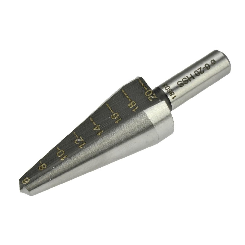 Broca peladora de chapa HSS de 18,5 mm