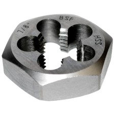 Tuerca de corte HSS de 6 puntas BSF, rosca 7/8' x 11 para tornillos de rueda SCANIA