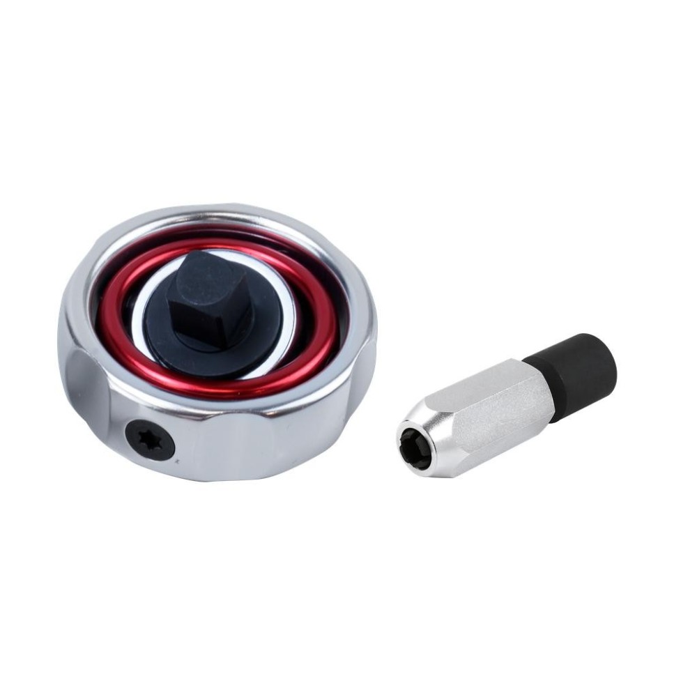 Juego de soportes para machos de roscar y terrajas M5-M14, con accionamiento de 3/8', con mini trinquete giratorio y accionamie