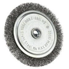 Cepillo de rueda montado, tipo filamento individual 70x4 mm