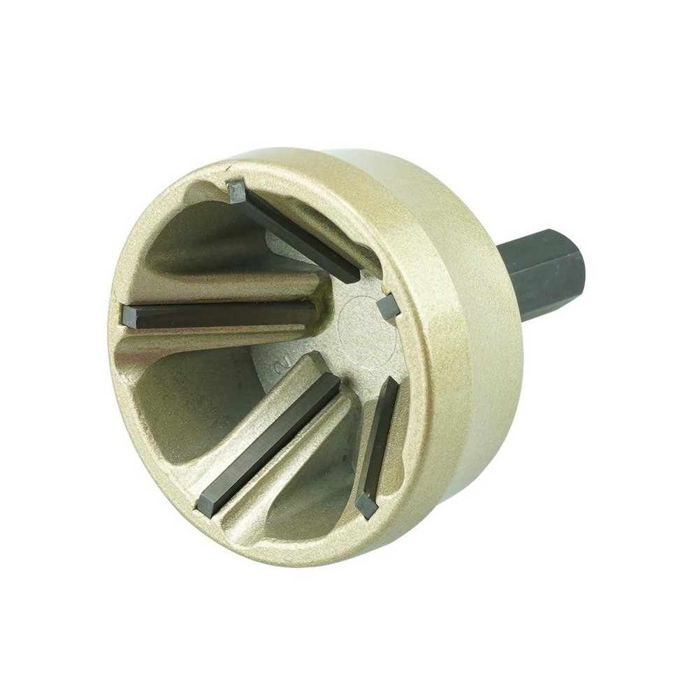 Desbarbador de roscas exteriores 15-36 mm con accionamiento hexagonal