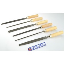 Juego de limas para llaves Durospan SF de 100 mm, 6 piezas