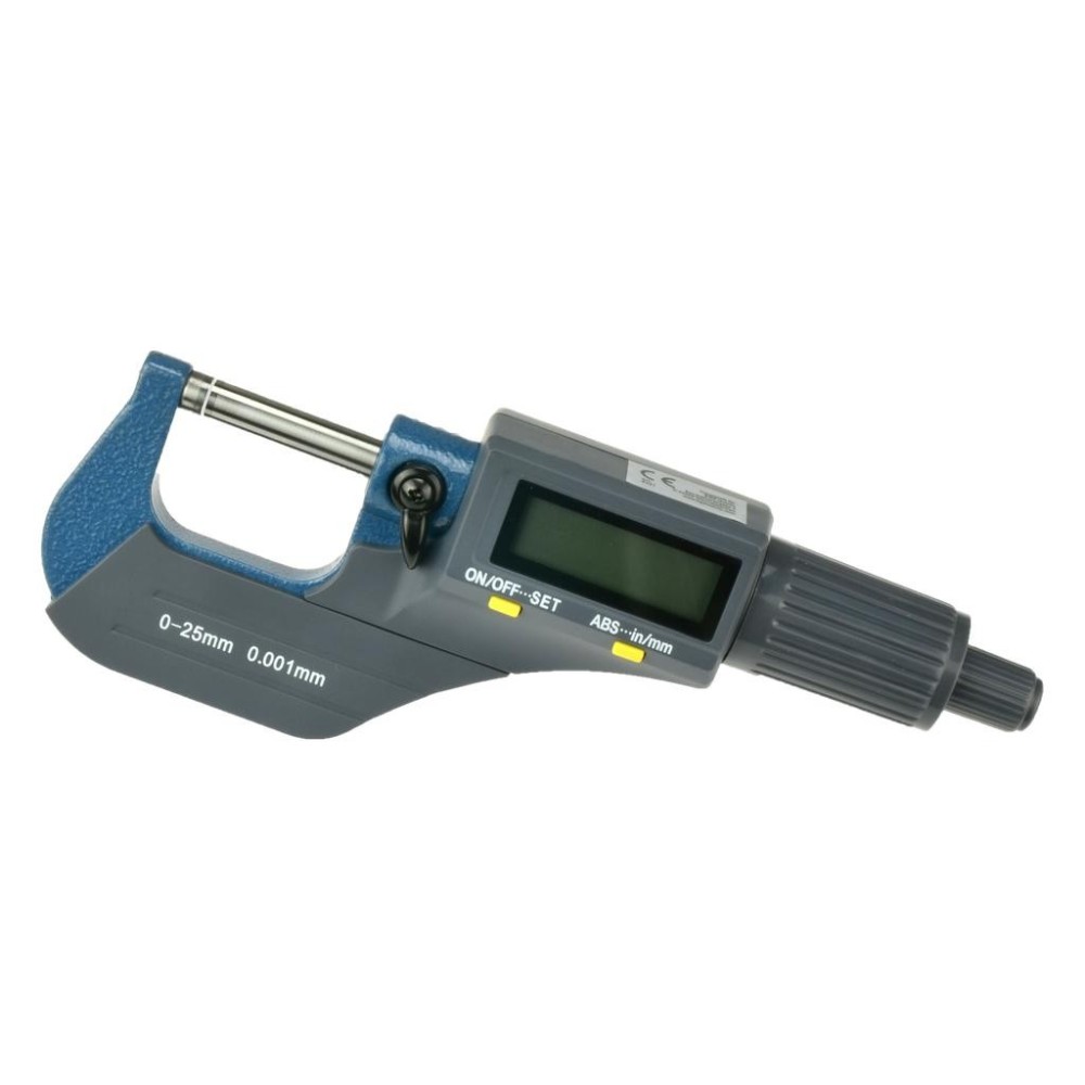 Calibre de tornillo micrométrico de precisión, rango de medición 0 - 25 mm