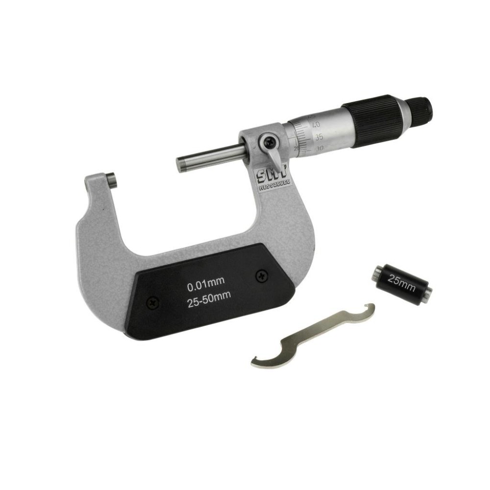Calibre de tornillo micrométrico de precisión de 25 a 50 mm