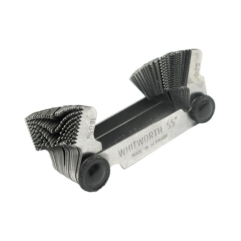 Calibre de rosca métrico 0,25 - 6,00 mm Whitworth 4 - 61