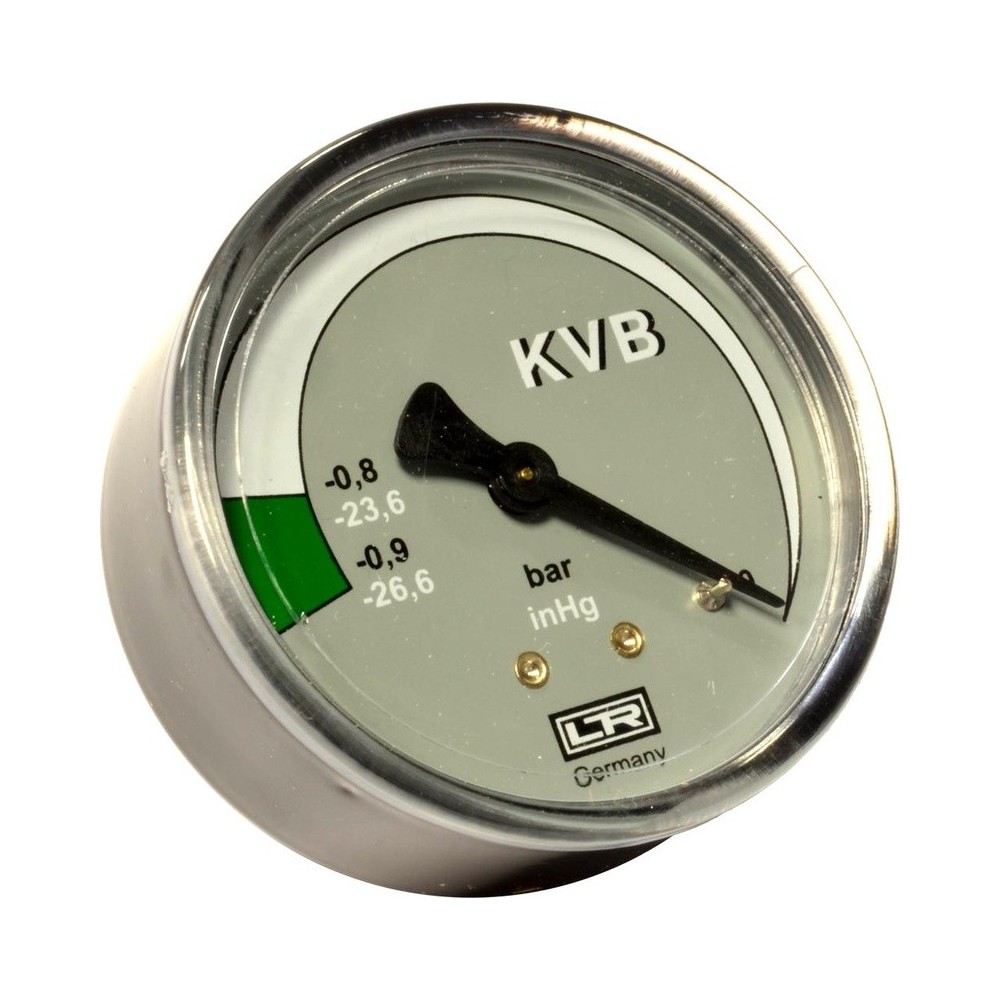 Manómetro de -0,9 a 0 bar NG 63 Dispositivo de llenado al vacío KVB01 ET 340