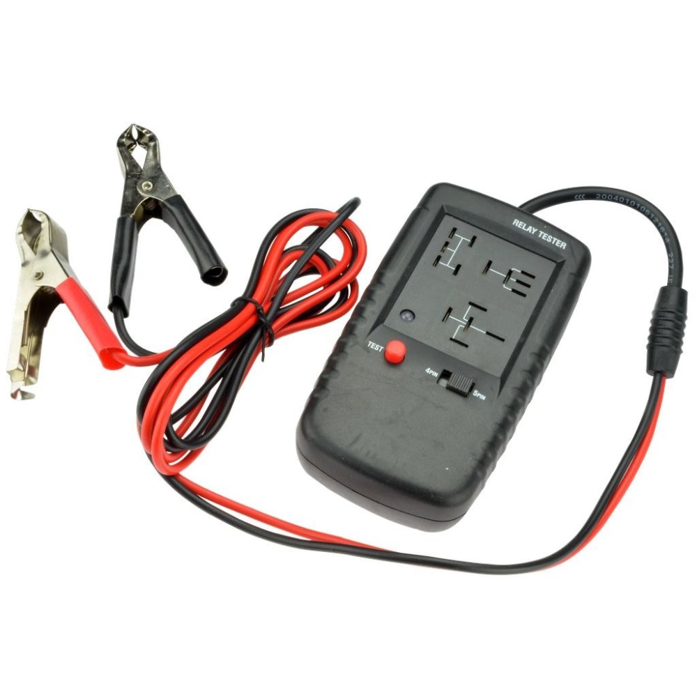Probador de relés de 12 V, 4 y 5 pines