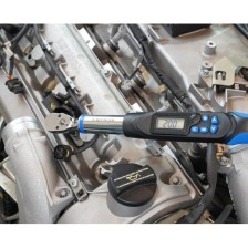 Llave dinamométrica digital de 3/8', (6,8) 27 - 135 Nm incl. ángulo de rotación