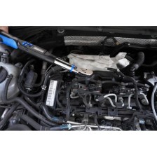 Llave dinamométrica digital de 3/8', (6,8) 27 - 135 Nm incl. ángulo de rotación con cabezal giratorio