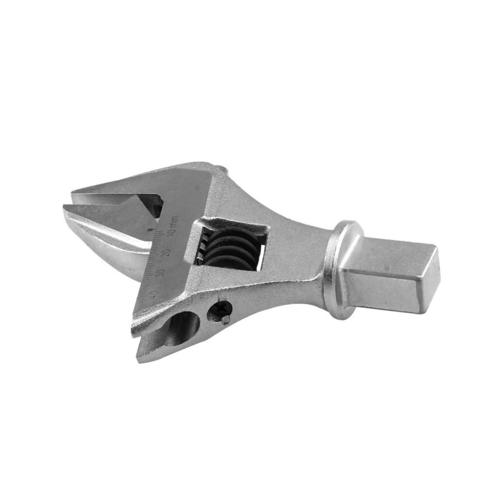 Inserte una llave ajustable de 10-41 mm con accionamiento cuadrado de 14x18