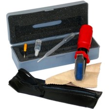 Examinador de refrigerante y ácido de batería