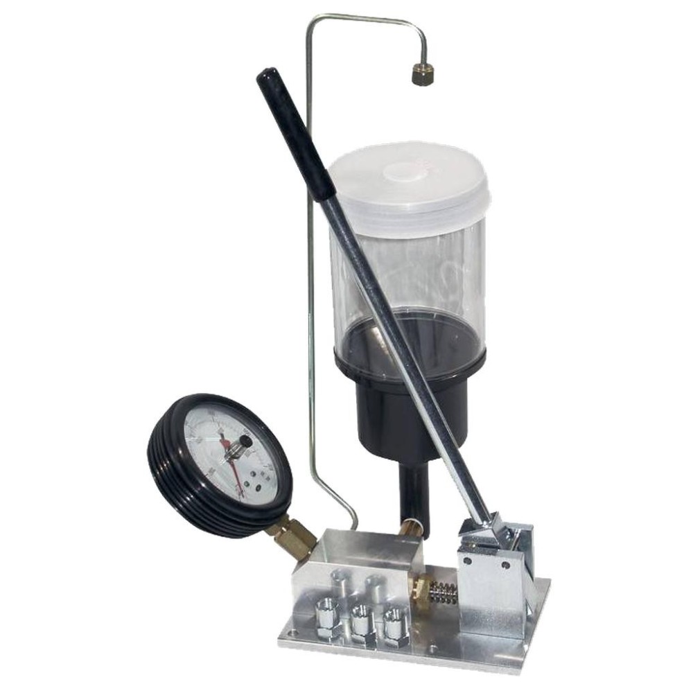 Dispositivo de prueba de presión de inyector 0 - 400 bar con indicador de arrastre