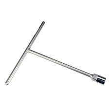 Llave de tubo con mango en T de 6 puntas de 16 x 250 mm