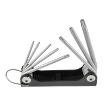 Portaherramientas para tornillos Torx TX 9 - TX 40, juego de 8 piezas con orificio frontal