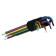 Juego de llaves Allen magnéticas, extra largas