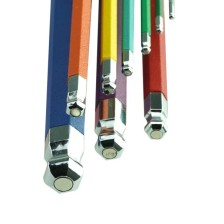 Juego de llaves Allen magnéticas, extra largas