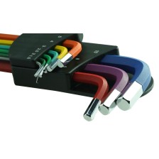 Juego de llaves Allen magnéticas, extra largas