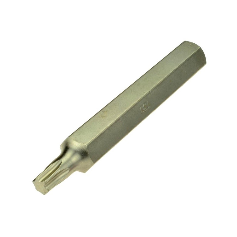 Inserto Torx sin orificio, 10 mm TX 30 x 75