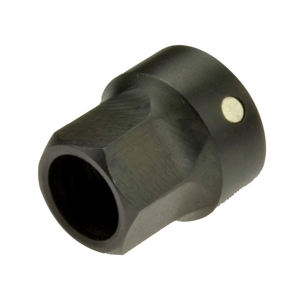 Vaso pasante con imán de 13 x 20 mm con accionamiento hexagonal de 13 mm