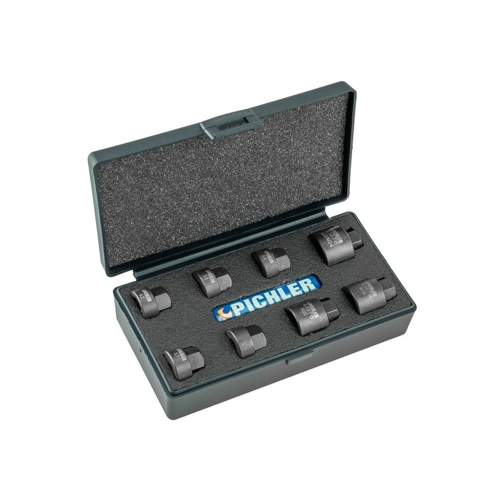 Juego de adaptadores de portamachos, 8 piezas, con portamachos M18-M24