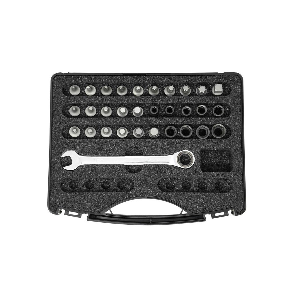 Juego de puntas especial 'ahorrador de espacio', extracorto, 13 mm, 31 piezas, sin insertos de perfil E