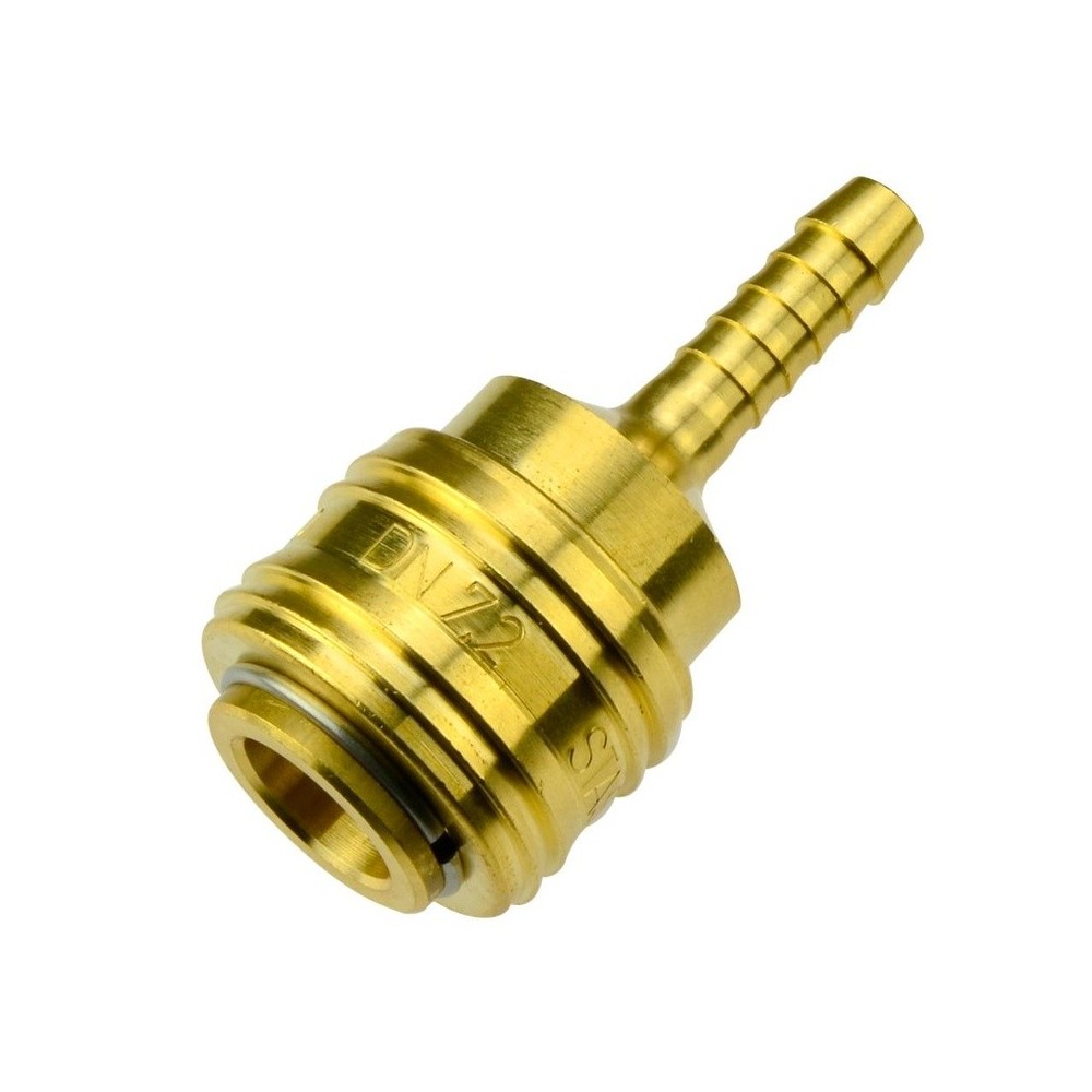 Acoplamiento de aire con conexión de manguera de 6 mm