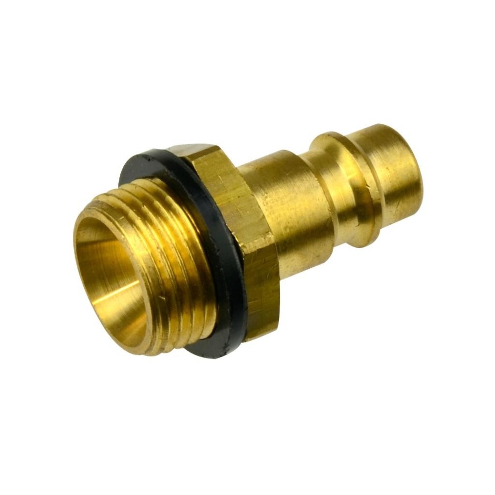 Tapón de boquilla R 3/8' rosca macho para acoplamiento de aire comprimido