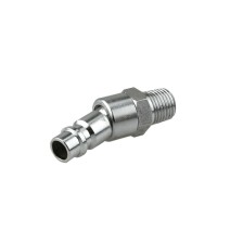 Boquilla de conexión con acoplamiento europeo R 1/4' rosca exterior orientable y giratoria