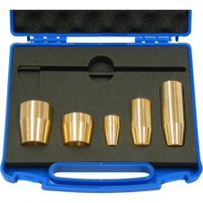 Juego de manguitos de montaje y manómetro P/D de 6 piezas en estuche, conjunto de junta tórica para bomba/boquilla