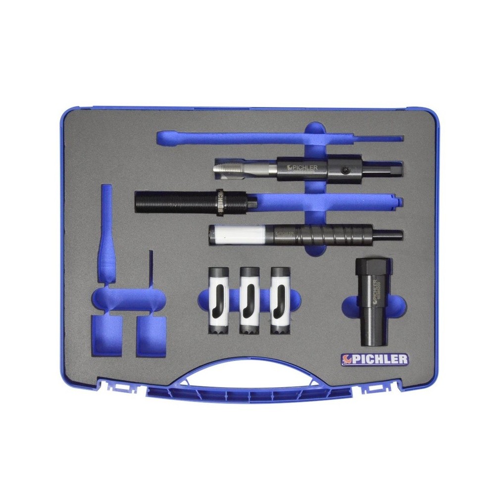 Complemento para kit de extracción de inyectores modelo M9R/M9T, con sierras de corona, sin cepillos de limpieza