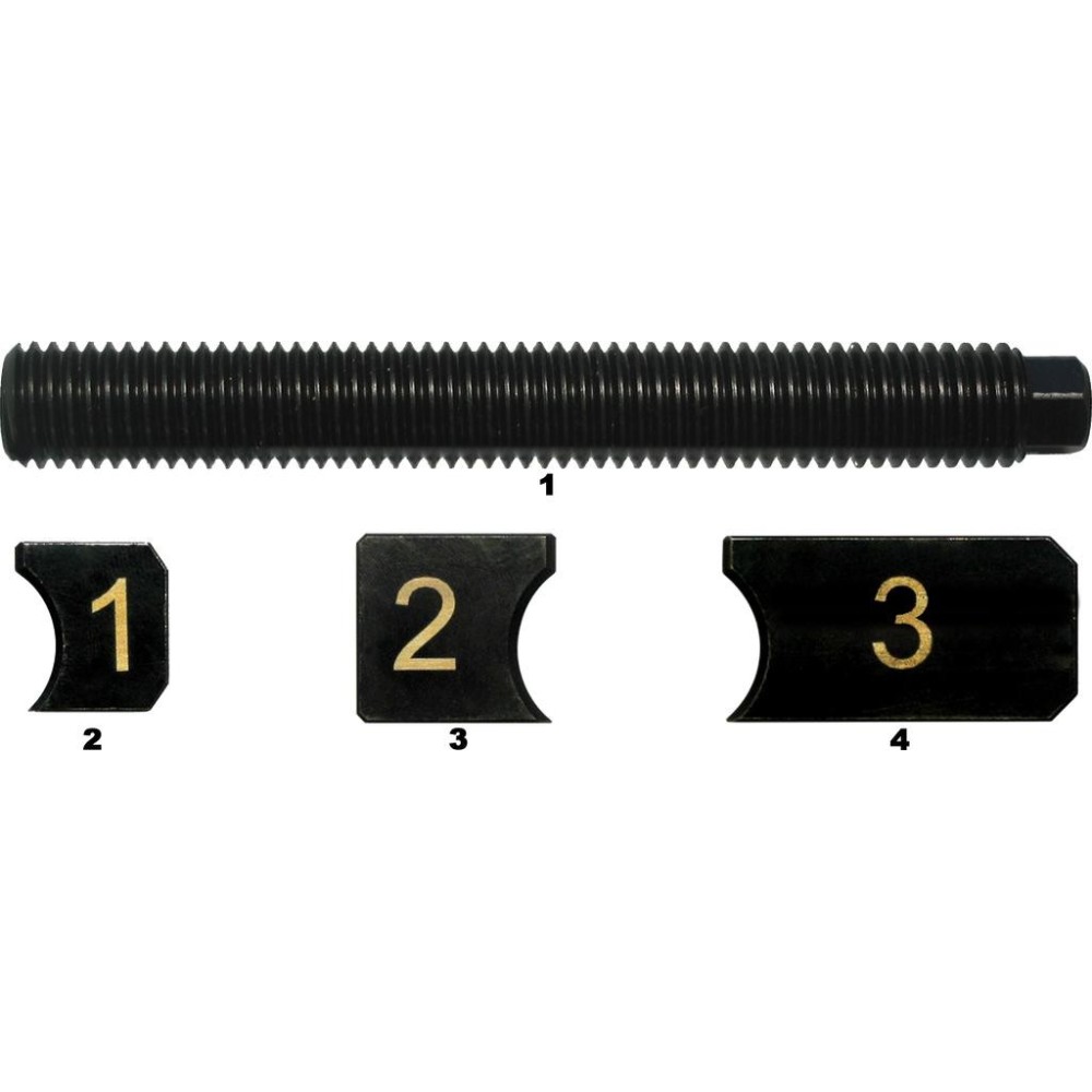 Elementos de soporte complementarios 4 piezas para kit de extracción de inyectores CDI