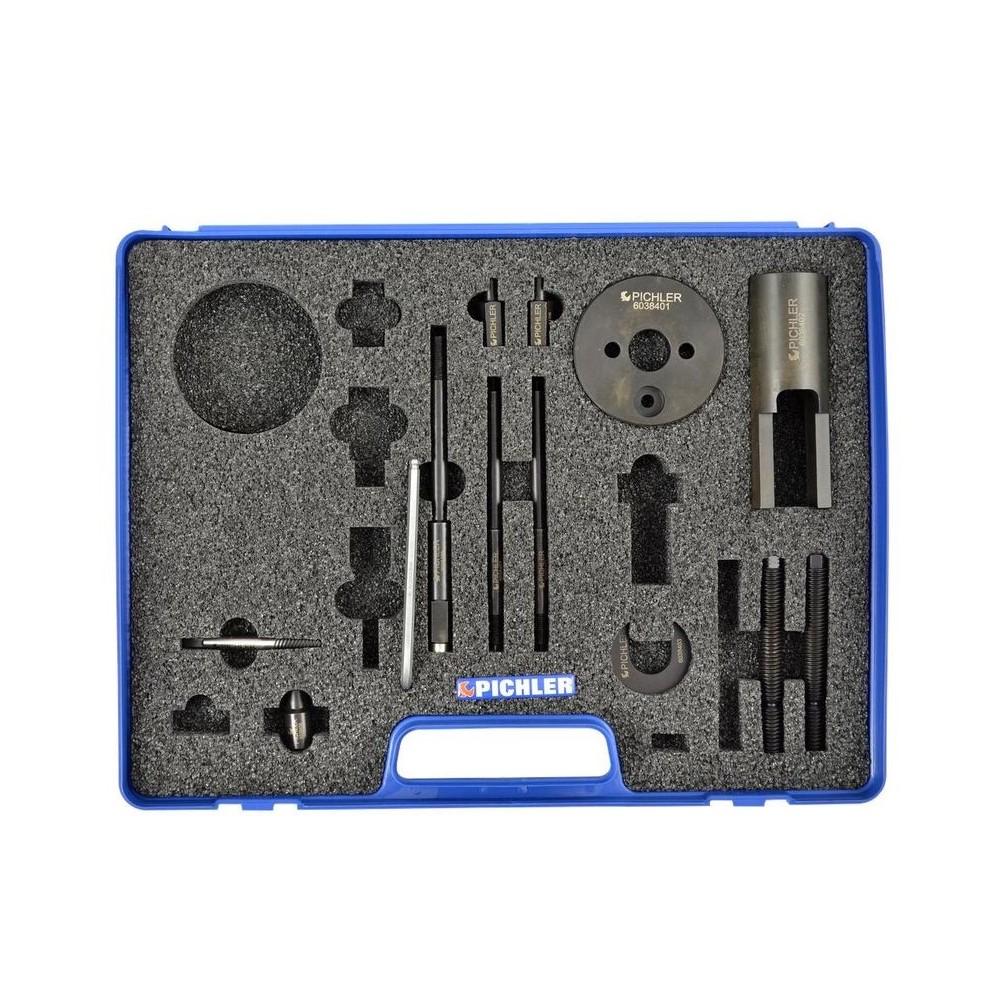 Kit de extracción de inyectores para Renault dCi G9T/G9U. Kit complementario al MB-set.