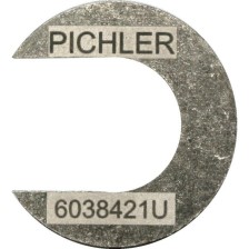 Placa de conservación de aluminio en forma de U