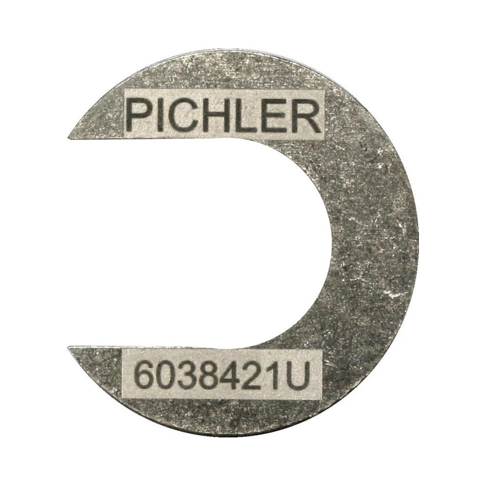 Placa de conservación de aluminio en forma de U