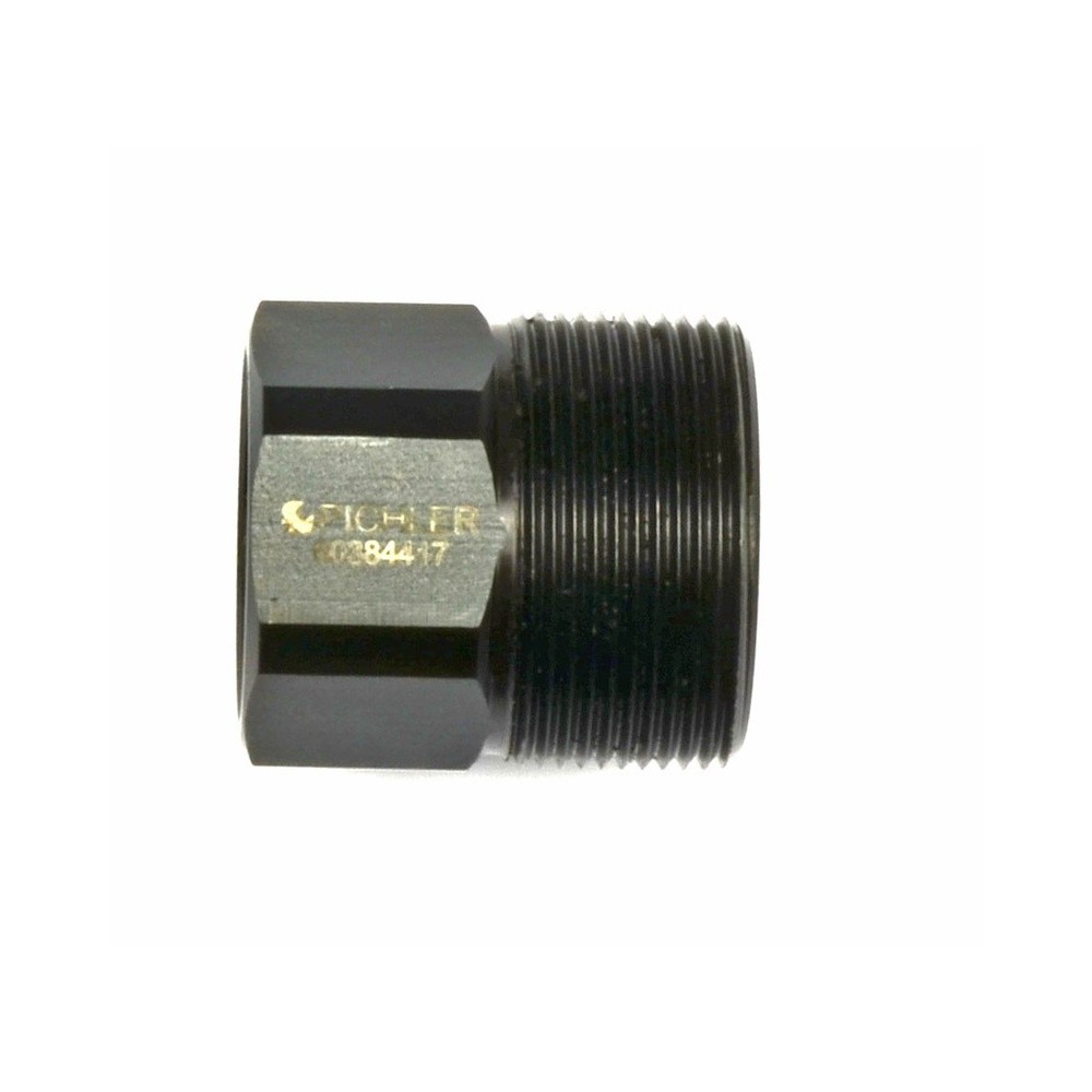 Adaptador con rosca interna y externa