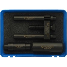 Juego de herramientas de presión, 6 piezas, para el conjunto de manguito de inyector y el conjunto de sello del eje PSA/DV6