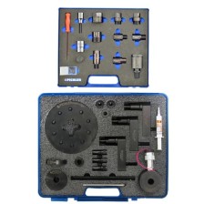 Kit universal de extracción de inyectores con cilindro hidráulico de pistón hueco y adaptador (Bosch, Denso, Siemens, Delphi)
