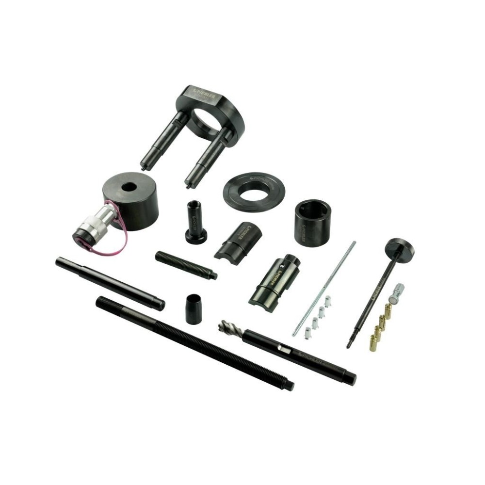 Kit de extracción de inyectores Ford 2.0 TDCI con cilindro hidráulico de 12 t