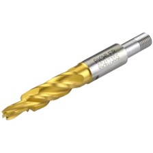 Broca escalonada de 9,0 - 5,4 - 4,0 mm con eje estriado