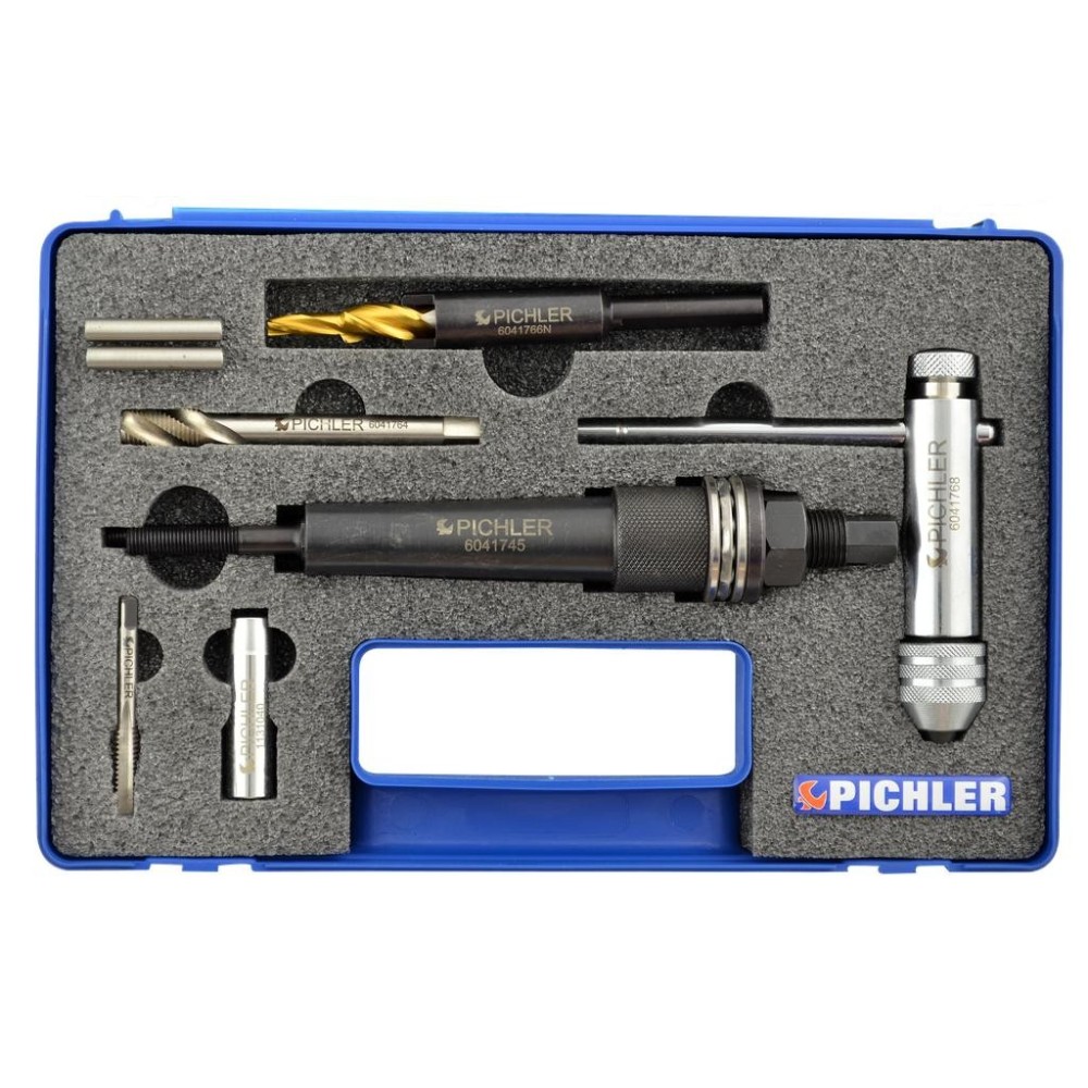 Kit universal de extracción de bujías incandescentes M12x1,25 sin accesorios ni cepillos