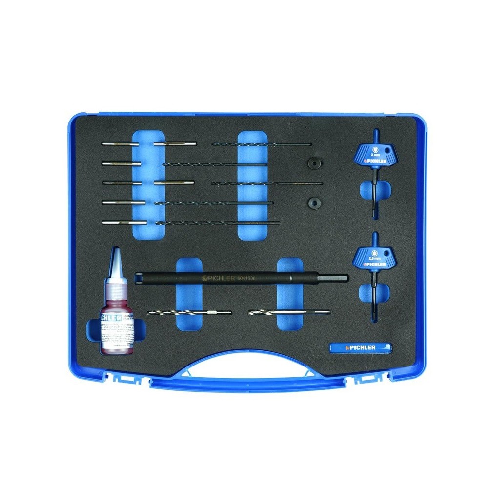 Juego de perforación de electrones centrales de bujías incandescentes