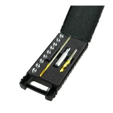 Kit de reparación de roscas para roscas profundas M6, incluye 10 insertos