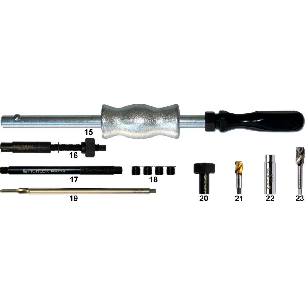 Juego de herramientas opcional de 12 piezas según 6041870