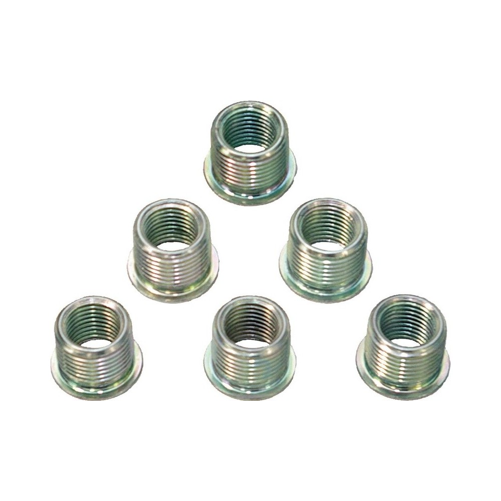 Juego de insertos de rosca M9x1x10 PU 6 piezas