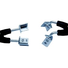 Juego de alicates para relés, 2 piezas, mordazas rectas y en ángulo de 70°