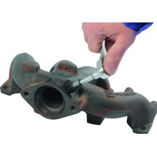 Juego de tuercas de inserción Lambda n.° 2, M18x1,5 con broca, fresa y 10 casquillos