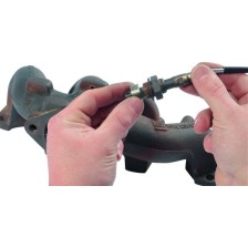 Juego de tuercas de inserción Lambda n.° 2, M18x1,5 con broca, fresa y 10 casquillos