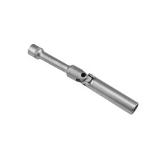 Dado para bujías, entrada de 3/8', tamaño de llave de 14 mm, 12 puntas, 18 mm de largo